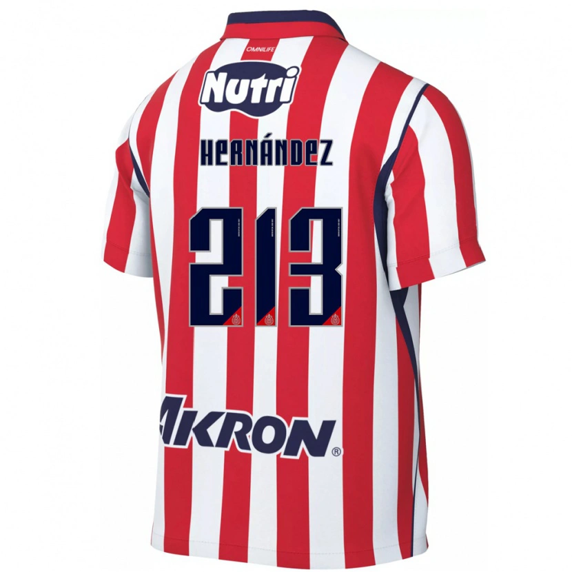 Danxen Kinderen Zinédine Hernández #213 Rood Wit Thuisshirt Thuistenue 2026/27 T-Shirt