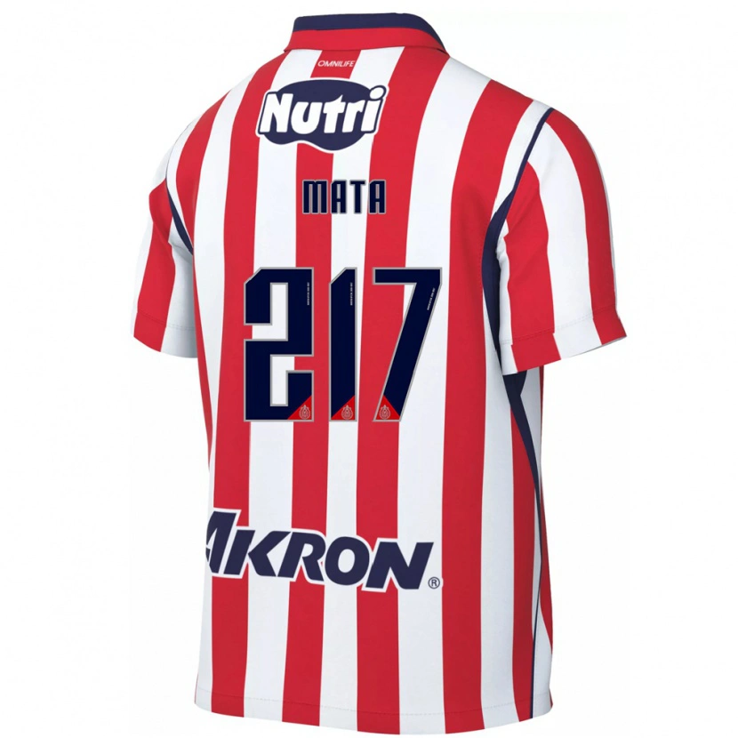 Danxen Kinderen Hugo Mata #217 Rood Wit Thuisshirt Thuistenue 2026/27 T-Shirt
