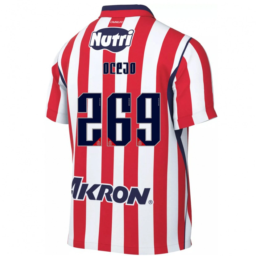 Danxen Kinderen Kevin Ocejo #269 Rood Wit Thuisshirt Thuistenue 2026/27 T-Shirt