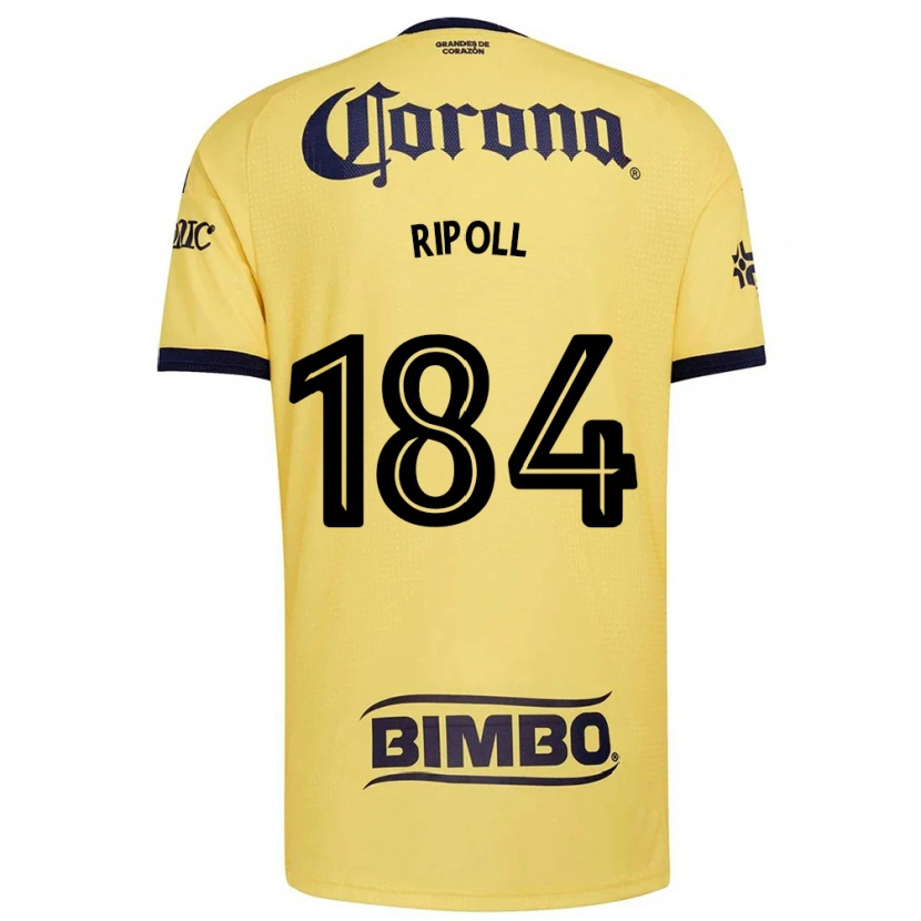Danxen Kinderen Alonso Ripoll #184 Geel Rood Zwart Thuisshirt Thuistenue 2026/27 T-Shirt