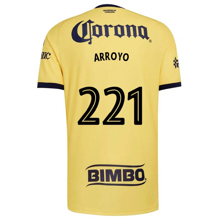 Danxen Kinderen Reyli Arroyo #221 Geel Rood Zwart Thuisshirt Thuistenue 2026/27 T-Shirt