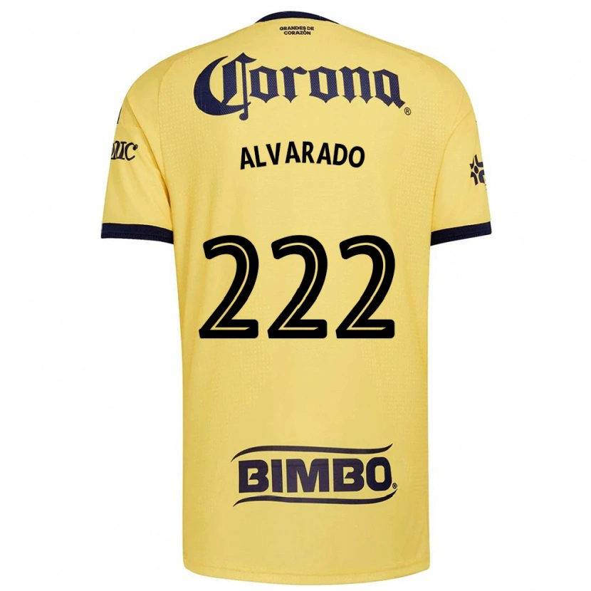 Danxen Kinderen Daniel Alvarado #222 Geel Rood Zwart Thuisshirt Thuistenue 2026/27 T-Shirt