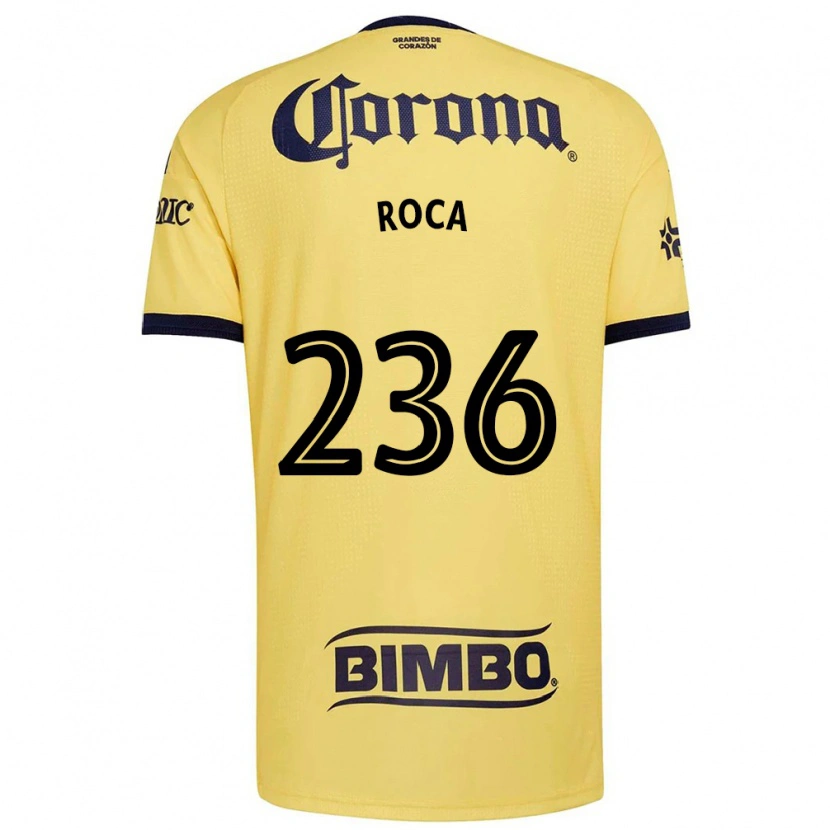 Danxen Kinderen Juan Roca #236 Geel Rood Zwart Thuisshirt Thuistenue 2026/27 T-Shirt