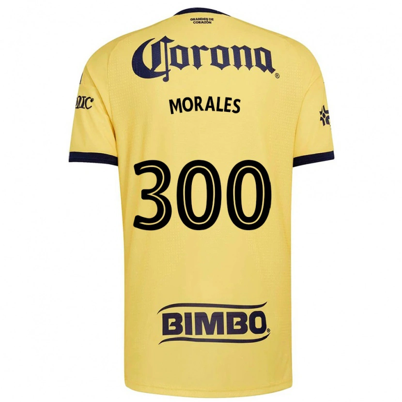 Danxen Kinderen Jareth Morales #300 Geel Rood Zwart Thuisshirt Thuistenue 2026/27 T-Shirt