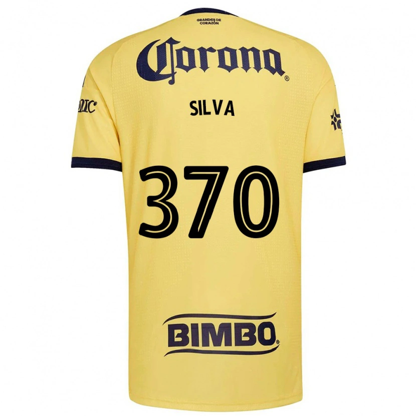 Danxen Kinderen Sebastián Silva #370 Geel Rood Zwart Thuisshirt Thuistenue 2026/27 T-Shirt