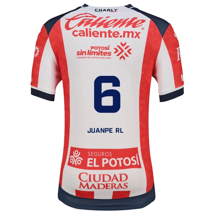 Danxen Kinderen Juan Pedro Ramírez López #6 Rood Wit Zwart Thuisshirt Thuistenue 2026/27 T-Shirt