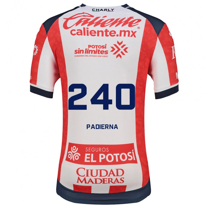 Danxen Kinderen Hugo Padierna #240 Rood Wit Zwart Thuisshirt Thuistenue 2026/27 T-Shirt