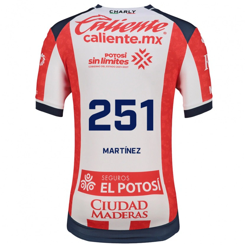Danxen Kinderen Brayan Martínez #251 Rood Wit Zwart Thuisshirt Thuistenue 2026/27 T-Shirt