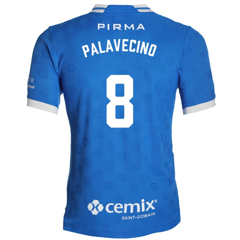 Danxen Kinderen Agustín Palavecino #8 Blauw Wit Rood Thuisshirt Thuistenue 2026/27 T-Shirt