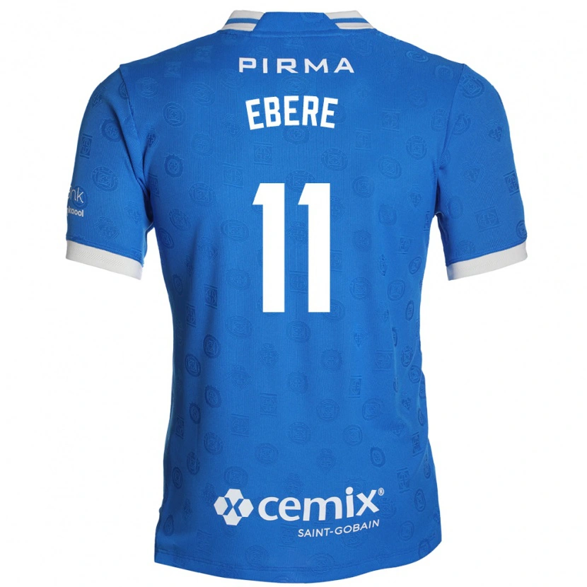 Danxen Kinderen Christian Ebere #11 Blauw Wit Rood Thuisshirt Thuistenue 2026/27 T-Shirt