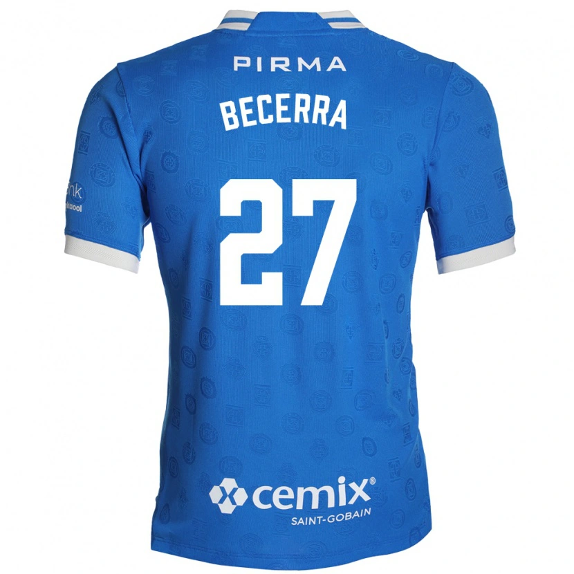 Danxen Kinderen Ana Becerra #27 Blauw Wit Rood Thuisshirt Thuistenue 2026/27 T-Shirt
