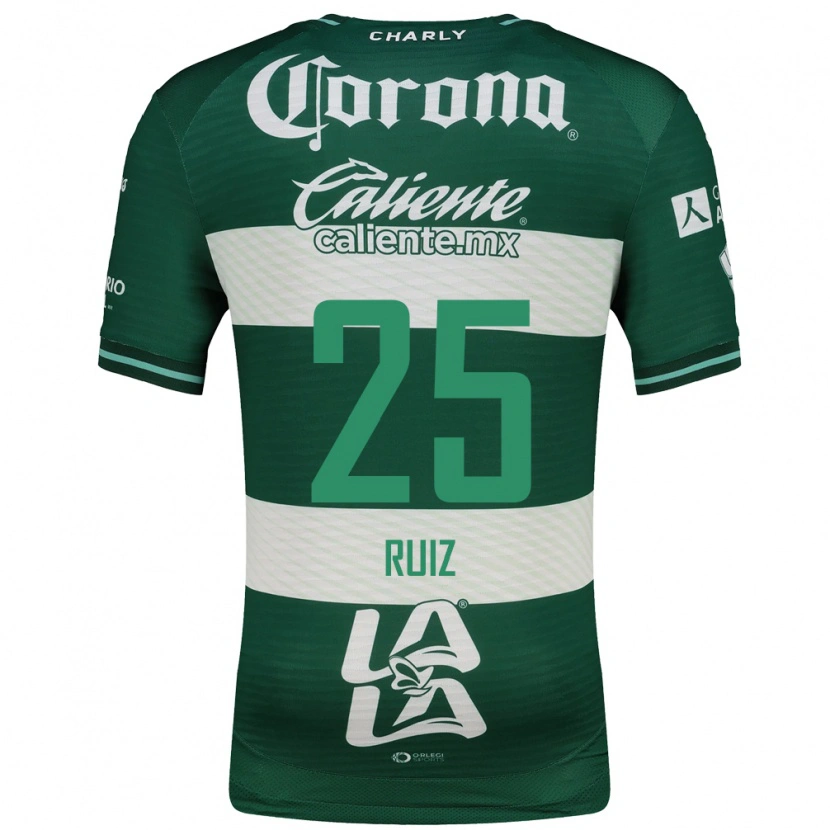 Danxen Kinderen Michel Ruiz #25 Groen Wit Thuisshirt Thuistenue 2026/27 T-Shirt