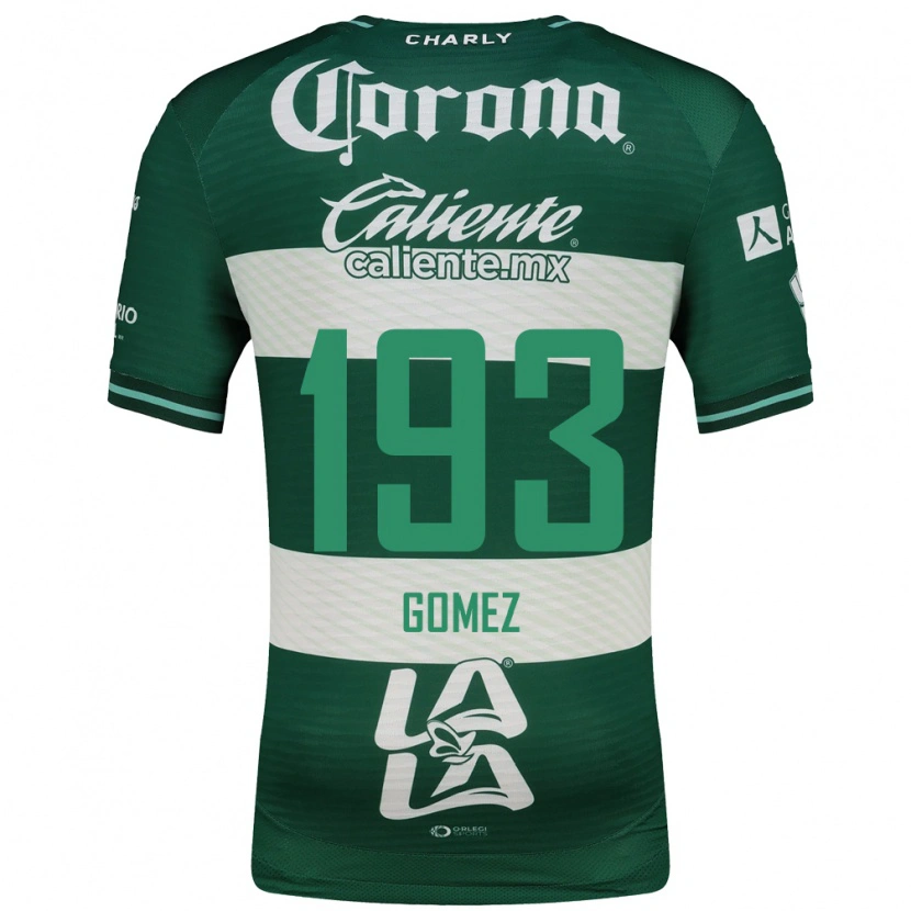 Danxen Kinderen Luis Gómez #193 Groen Wit Thuisshirt Thuistenue 2026/27 T-Shirt