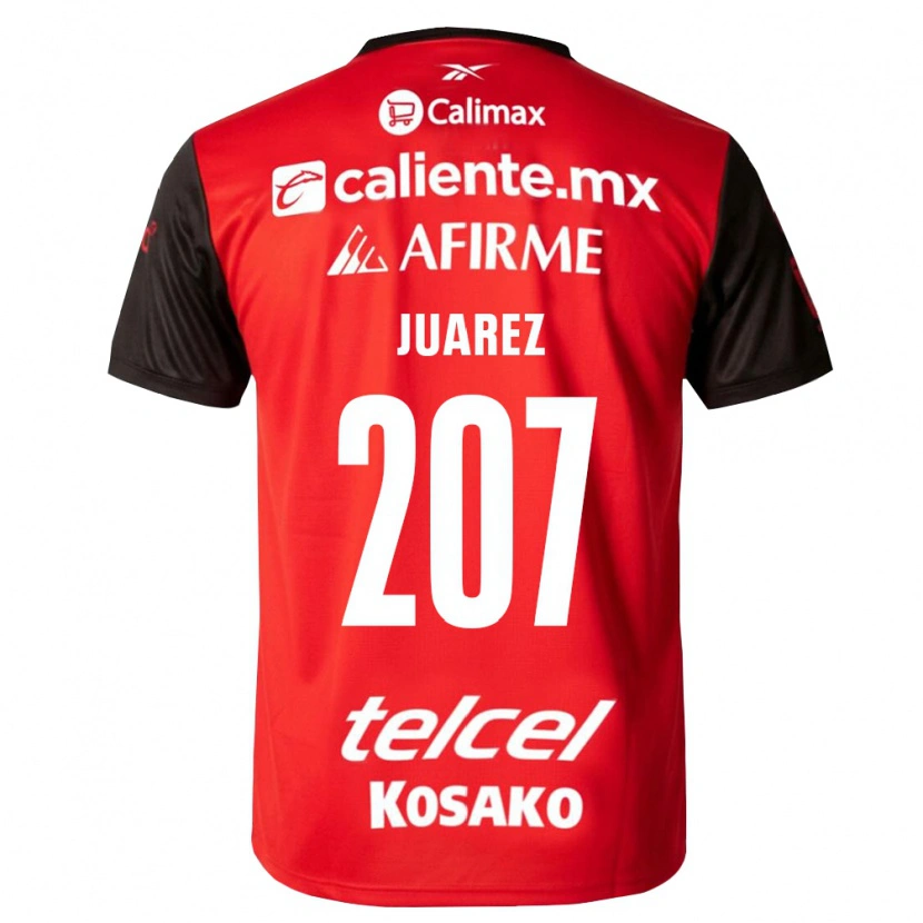 Danxen Kinderen José Juárez #207 Zwart Rood Thuisshirt Thuistenue 2026/27 T-Shirt