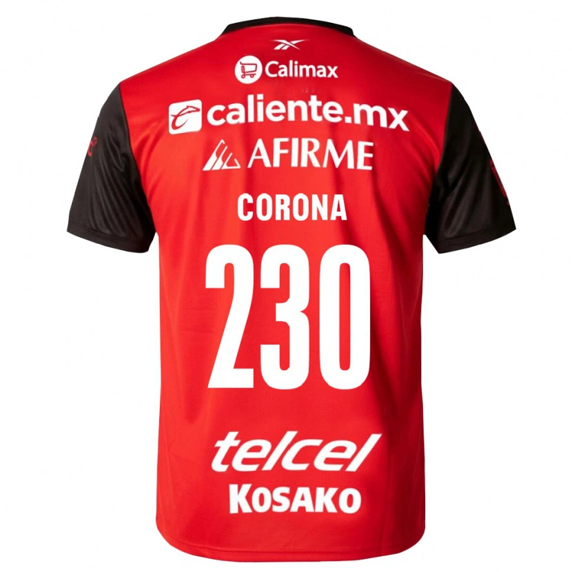 Danxen Kinderen José Corona #230 Zwart Rood Thuisshirt Thuistenue 2026/27 T-Shirt