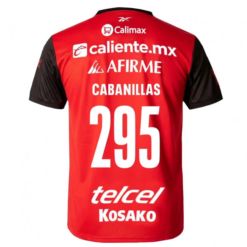 Danxen Kinderen Osvaldo Cabanillas #295 Zwart Rood Thuisshirt Thuistenue 2026/27 T-Shirt