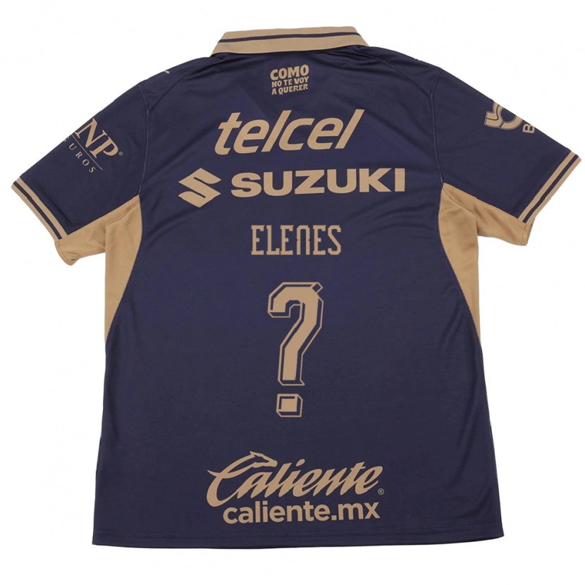 Danxen Kinderen Jesús Elenes #0 Paars Bruin Thuisshirt Thuistenue 2026/27 T-Shirt