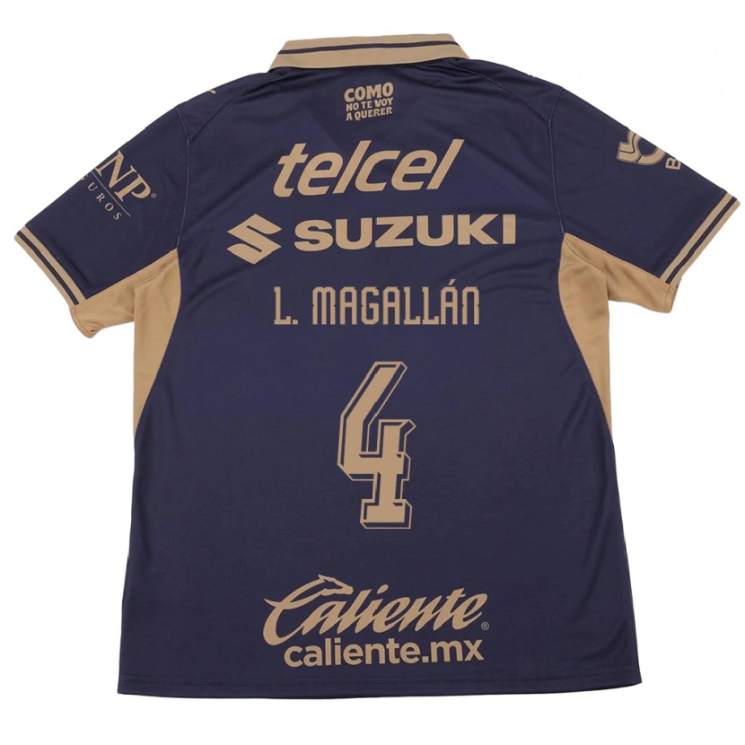 Danxen Kinderen Lisandro Magallan #4 Paars Bruin Thuisshirt Thuistenue 2026/27 T-Shirt