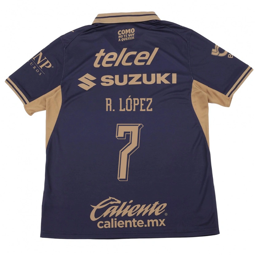 Danxen Kinderen Rodrigo López #7 Paars Bruin Thuisshirt Thuistenue 2026/27 T-Shirt