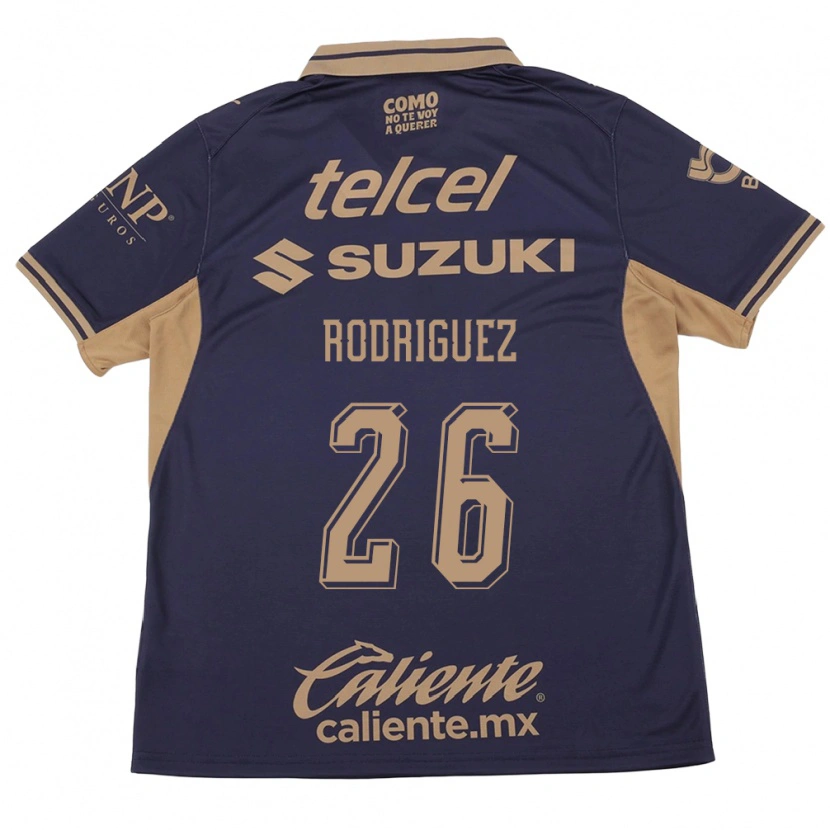 Danxen Kinderen Lucia Rodriguez #26 Paars Bruin Thuisshirt Thuistenue 2026/27 T-Shirt