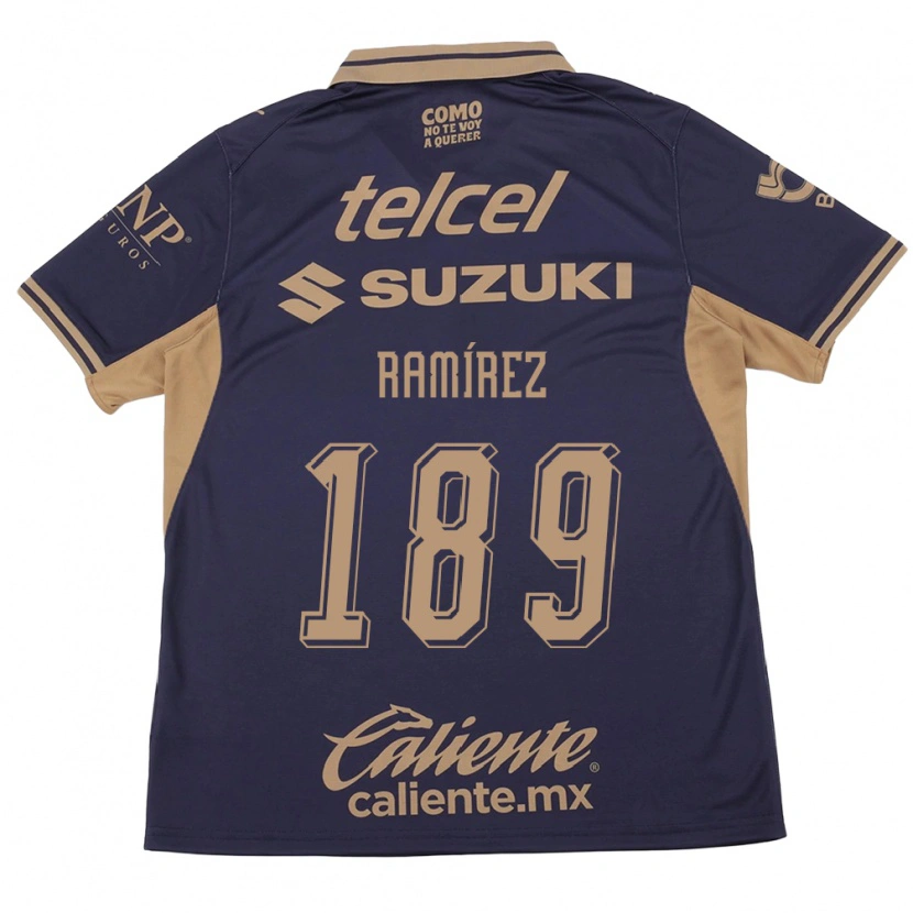 Danxen Kinderen Héctor Ramírez #189 Paars Bruin Thuisshirt Thuistenue 2026/27 T-Shirt