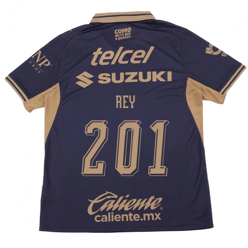 Danxen Kinderen Santiago Rey #201 Paars Bruin Thuisshirt Thuistenue 2026/27 T-Shirt