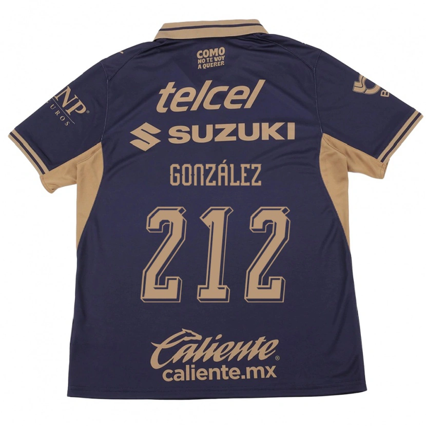 Danxen Kinderen José González #212 Paars Bruin Thuisshirt Thuistenue 2026/27 T-Shirt