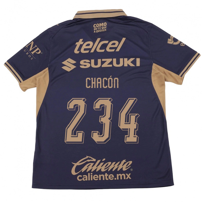 Danxen Kinderen Nicolás Chacón #234 Paars Bruin Thuisshirt Thuistenue 2026/27 T-Shirt