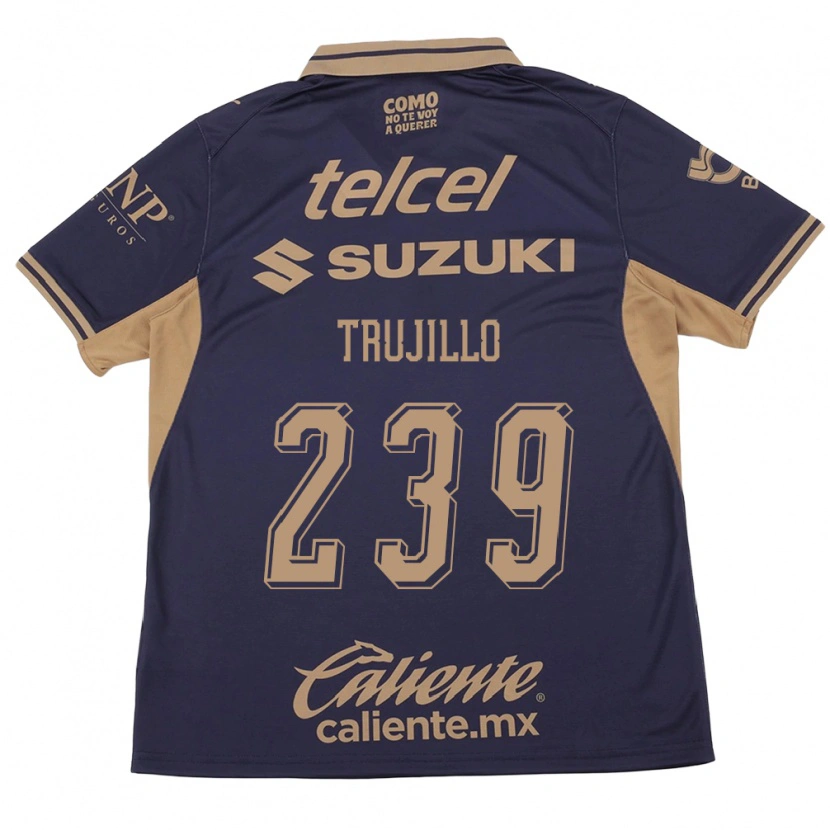 Danxen Kinderen Axel Trujillo #239 Paars Bruin Thuisshirt Thuistenue 2026/27 T-Shirt