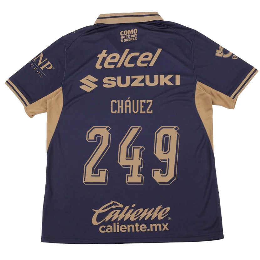 Danxen Kinderen José Chávez #249 Paars Bruin Thuisshirt Thuistenue 2026/27 T-Shirt