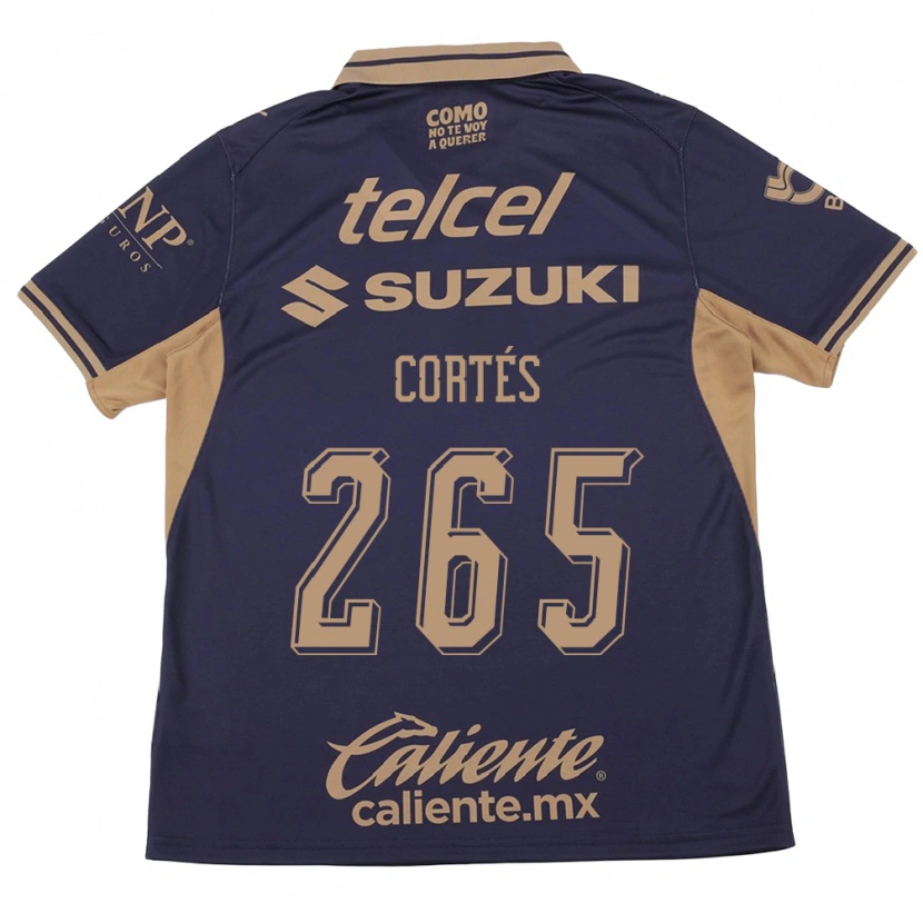 Danxen Kinderen Jhostyn Cortés #265 Paars Bruin Thuisshirt Thuistenue 2026/27 T-Shirt