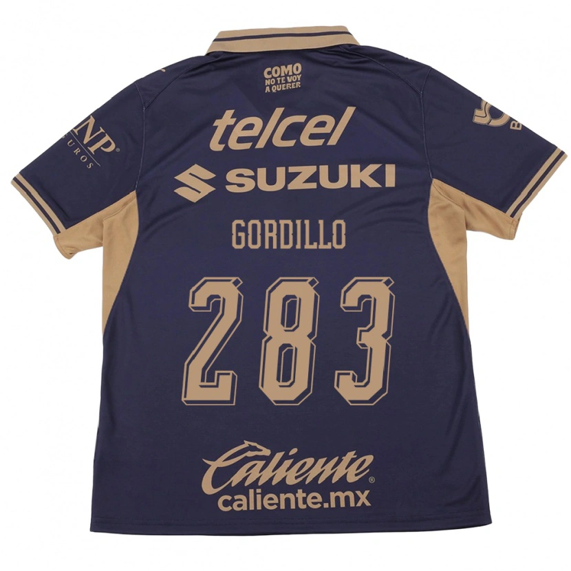 Danxen Kinderen Luis Gordillo #283 Paars Bruin Thuisshirt Thuistenue 2026/27 T-Shirt