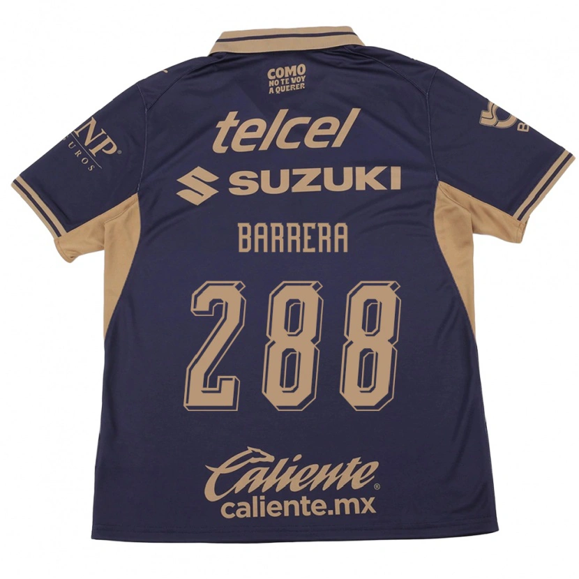 Danxen Kinderen Diego Barrera #288 Paars Bruin Thuisshirt Thuistenue 2026/27 T-Shirt