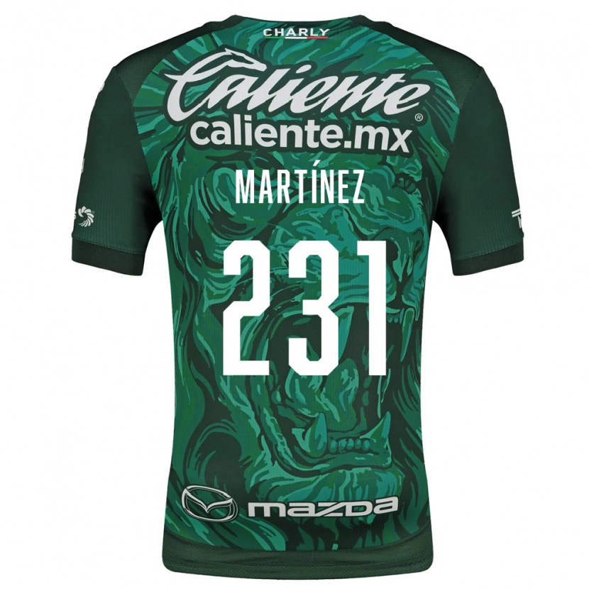 Danxen Kinderen Franco Martínez #231 Groen Zwart Thuisshirt Thuistenue 2026/27 T-Shirt