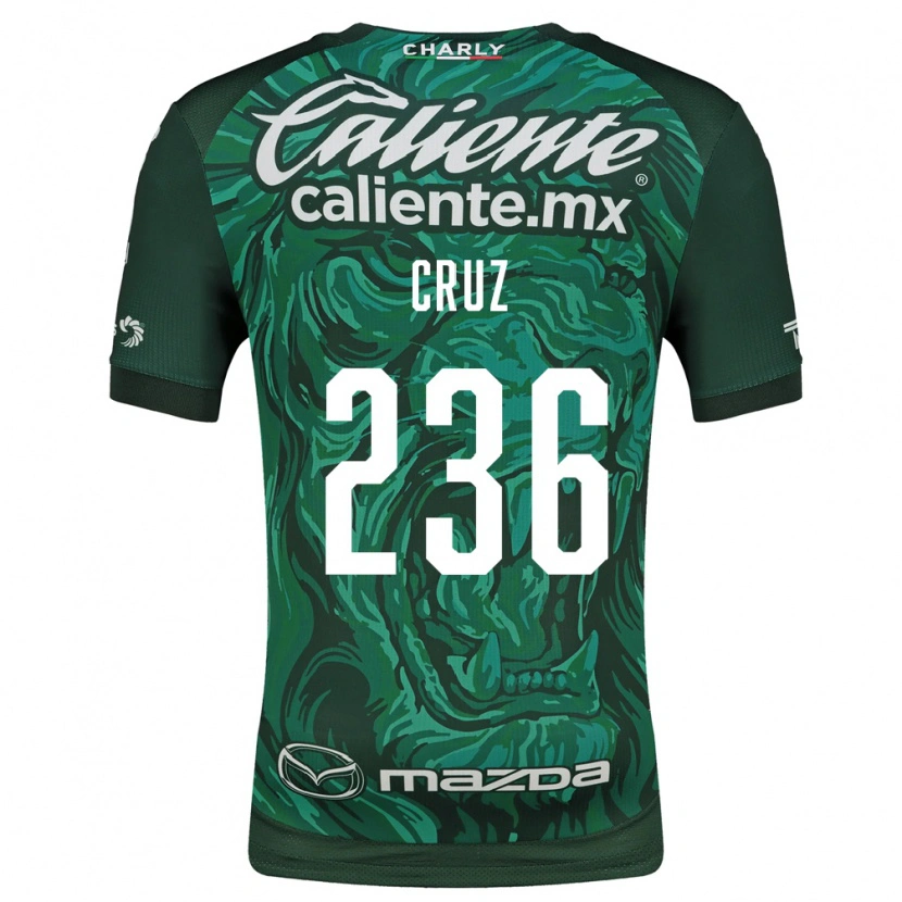 Danxen Kinderen Héctor Cruz #236 Groen Zwart Thuisshirt Thuistenue 2026/27 T-Shirt