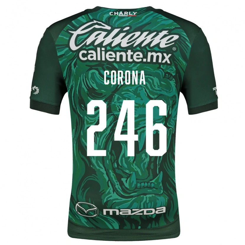 Danxen Kinderen Michael Corona #246 Groen Zwart Thuisshirt Thuistenue 2026/27 T-Shirt