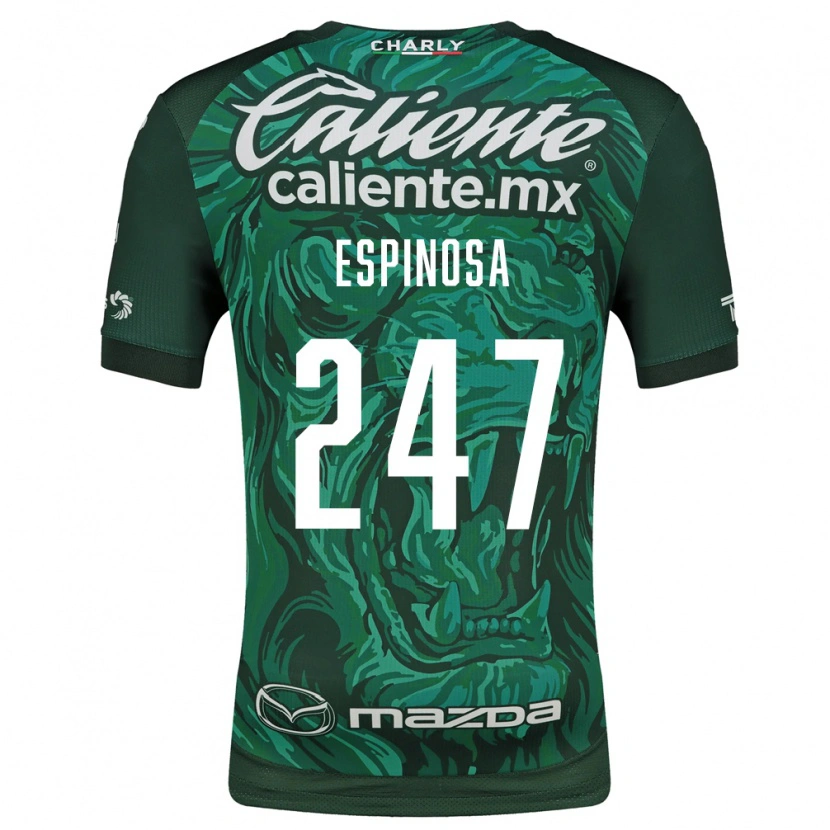 Danxen Kinderen Issac Espinosa #247 Groen Zwart Thuisshirt Thuistenue 2026/27 T-Shirt