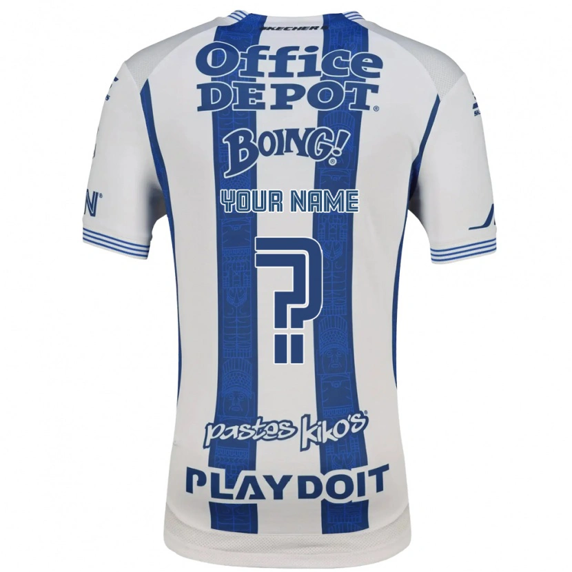 Danxen Kinderen Uw Naam #0 Wit Marineblauw Thuisshirt Thuistenue 2026/27 T-Shirt