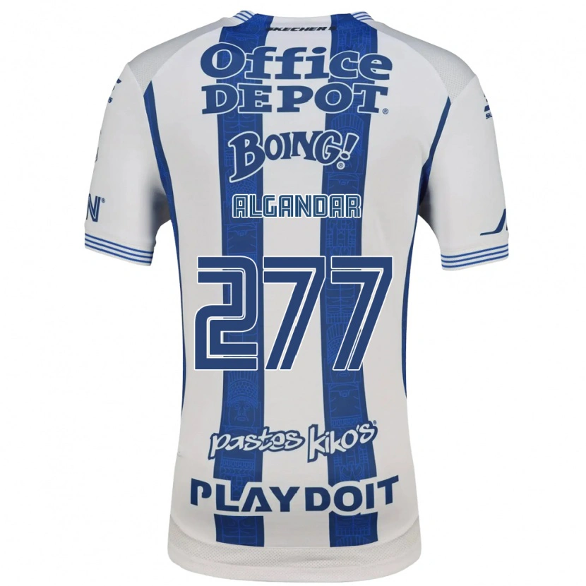 Danxen Kinderen Luis Algandar #277 Wit Marineblauw Thuisshirt Thuistenue 2026/27 T-Shirt