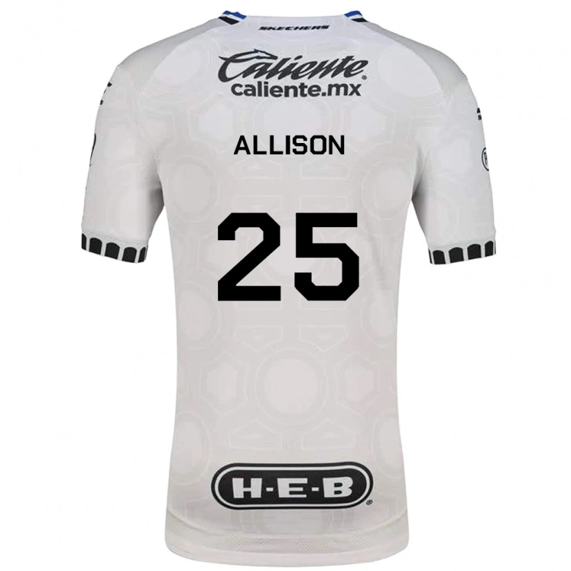 Danxen Kinderen Guillermo Allison #25 Wit Zwart Blauw Thuisshirt Thuistenue 2026/27 T-Shirt