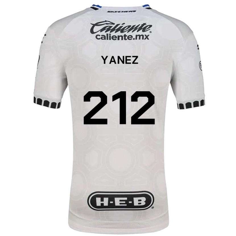 Danxen Kinderen Sebastián Yánez #212 Wit Zwart Blauw Thuisshirt Thuistenue 2026/27 T-Shirt