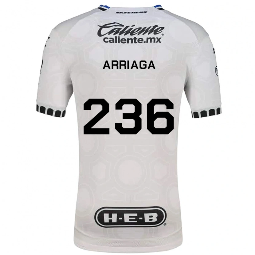 Danxen Kinderen Cristopher Arriaga #236 Wit Zwart Blauw Thuisshirt Thuistenue 2026/27 T-Shirt