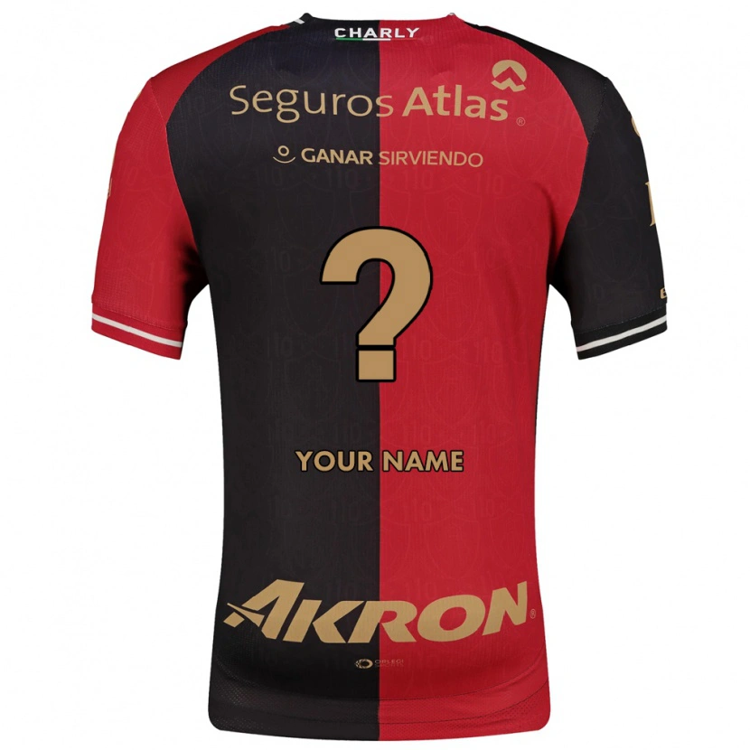 Danxen Kinderen Uw Naam #0 Rood Zwart Bruin Thuisshirt Thuistenue 2026/27 T-Shirt