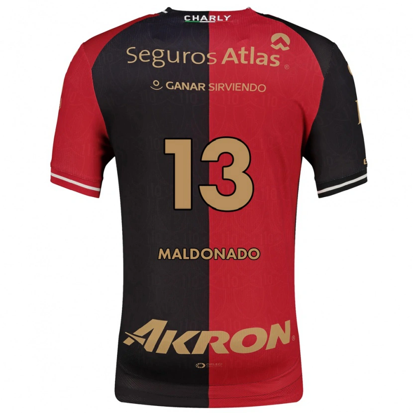 Danxen Kinderen Maritza Maldonado #13 Rood Zwart Bruin Thuisshirt Thuistenue 2026/27 T-Shirt
