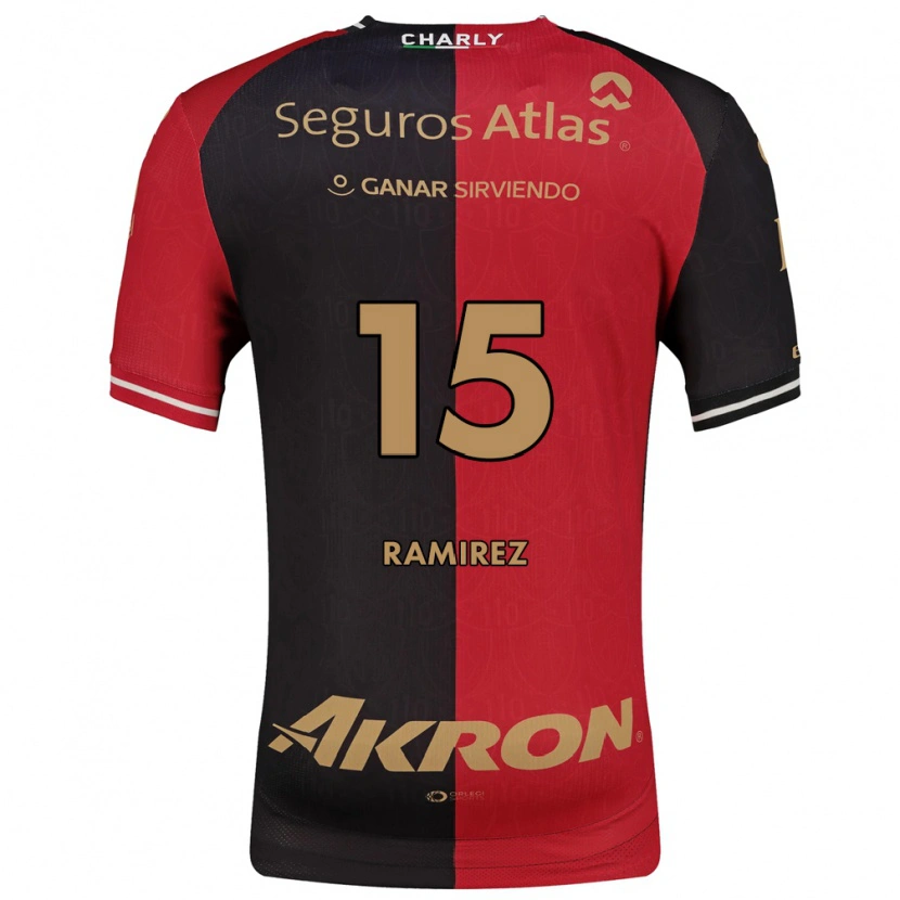 Danxen Kinderen Paulo Ramírez #15 Rood Zwart Bruin Thuisshirt Thuistenue 2026/27 T-Shirt