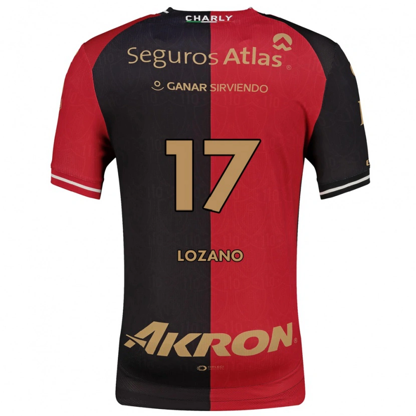 Danxen Kinderen Rivaldo Lozano #17 Rood Zwart Bruin Thuisshirt Thuistenue 2026/27 T-Shirt