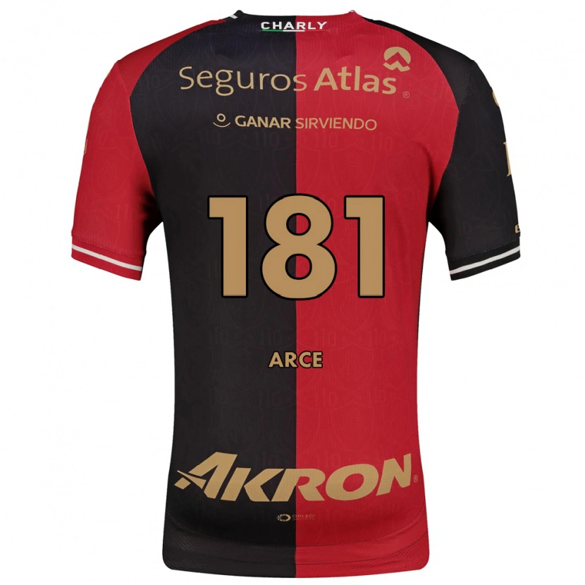 Danxen Kinderen Edson Arce #181 Rood Zwart Bruin Thuisshirt Thuistenue 2026/27 T-Shirt