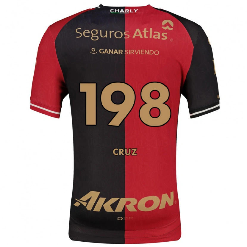 Danxen Kinderen Carlos Cruz #198 Rood Zwart Bruin Thuisshirt Thuistenue 2026/27 T-Shirt