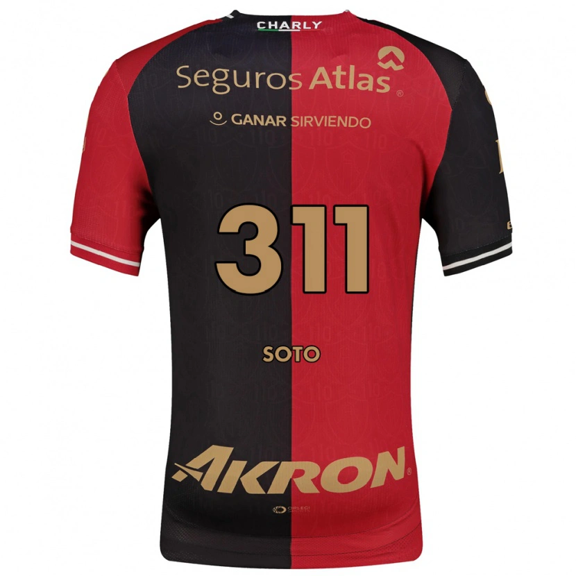 Danxen Kinderen León Soto #311 Rood Zwart Bruin Thuisshirt Thuistenue 2026/27 T-Shirt