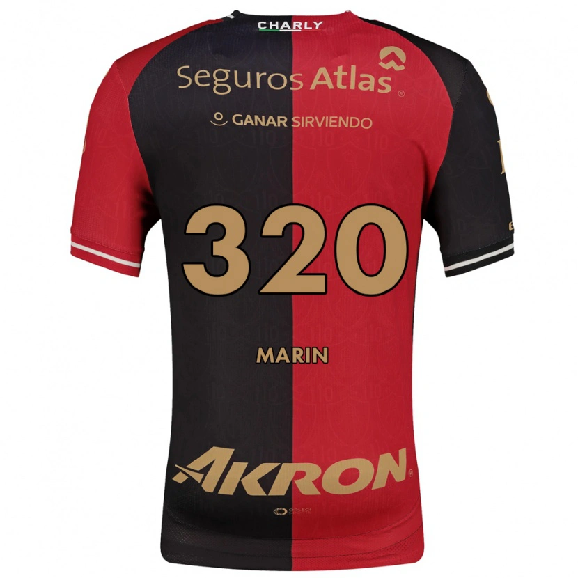Danxen Kinderen Donato Marín #320 Rood Zwart Bruin Thuisshirt Thuistenue 2026/27 T-Shirt
